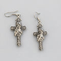 **Cross**  Punk Dark Alt Earrings Jewelry Personality Bold Fashion