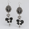 Midnight Prayer**Dangle earrings** Punk Dark Alt Earrings Jewelry Personality Bold Fashion Handmade with love