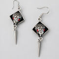 Red-Eyed Viper Dangle earrings Punk Dark Alt Earrings Jewelry Personality Bold Fashion