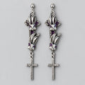 Fallen Cherub Dangle earrings Punk Dark Alt Earrings Jewelry Personality Bold Fashion Handmade with love