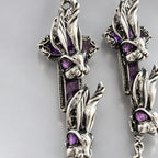 Fallen Cherub Dangle earrings Punk Dark Alt Earrings Jewelry Personality Bold Fashion Handmade with love