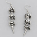 Hear No Evil Dangle earrings Punk Dark Alt Earrings Jewelry Personality Bold Fashion Handmade with love