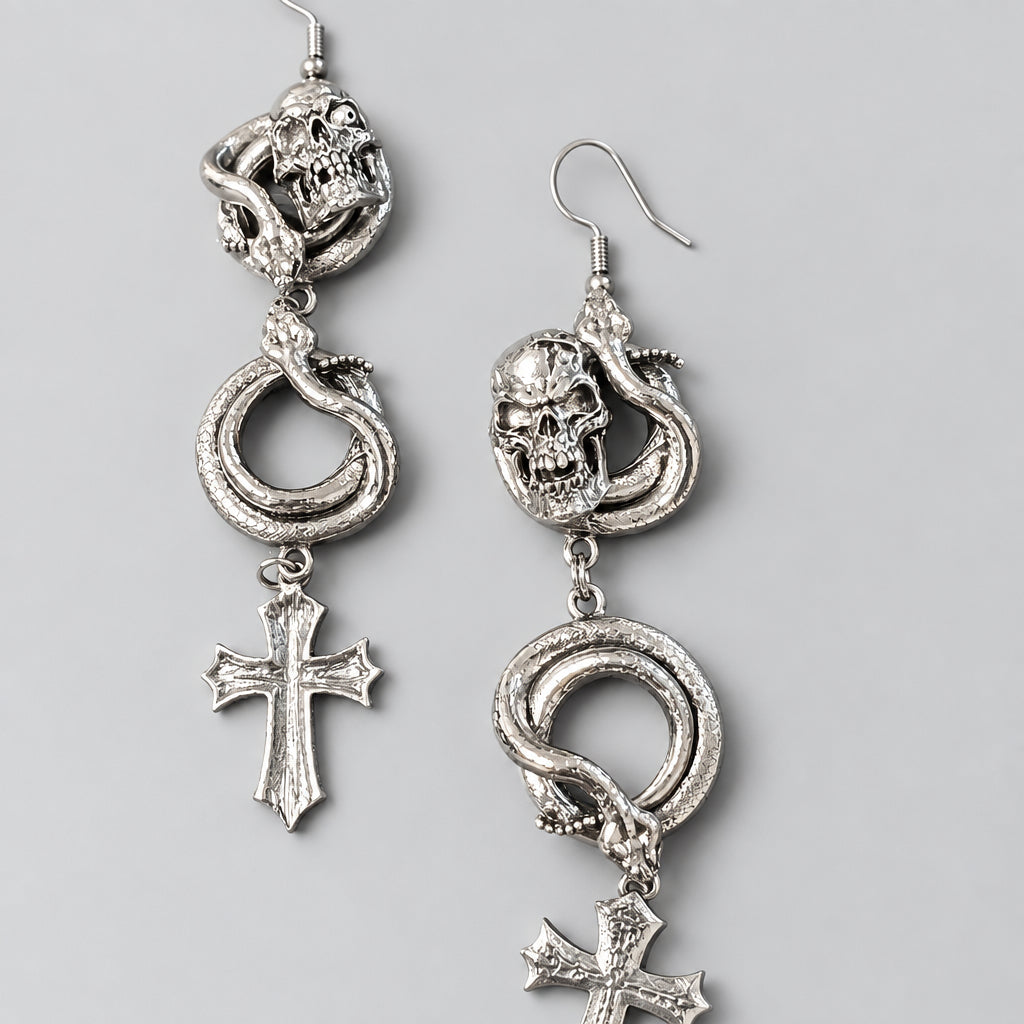 Original Sin Dangle earrings Punk Dark Alt Earrings Jewelry Personality Bold Fashion Handmade with love