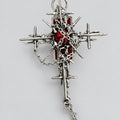 Thorn Cross Ring Punk Dark Alt Handmade jewelry Personality Bold Fashion Handmade with love