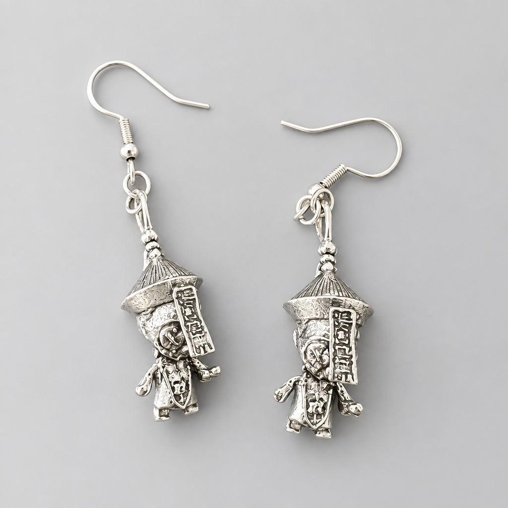 Chinese Figurine Dangle earrings